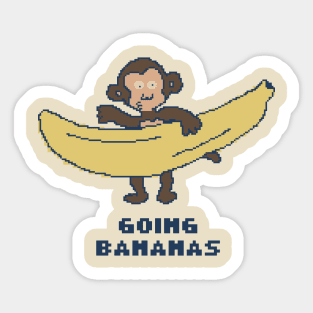 Going Bananas Sticker